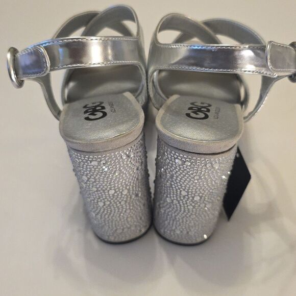 COPY - BRAND NEW GBG LOS ANGELES JEWEL STRAPPY HEELS  SANDALS R3 - Picture 6 of 15